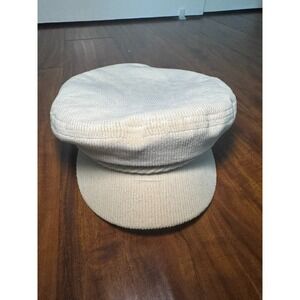 NWT Brixton Fiddler Fisherman Cap White Hat Size Small (7) (56cm)